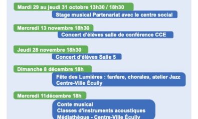 Programmation octobre2024